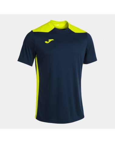 Championship Vi Short Sleeve T-shirt Navy Fluor Yellow