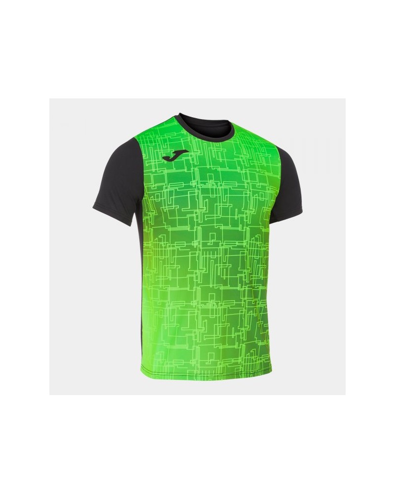 Elite Viii Short Sleeve T-shirt Black Fluor Green