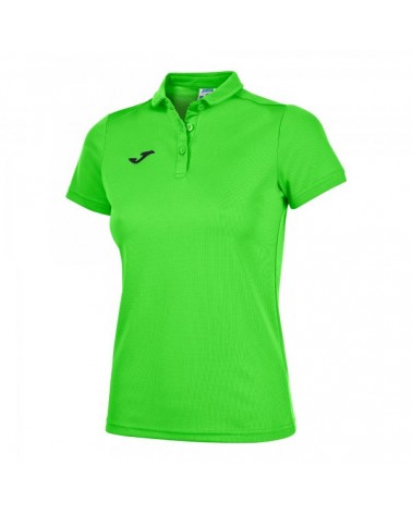 Hobby Women Polo Shirt Green Fluor S/s