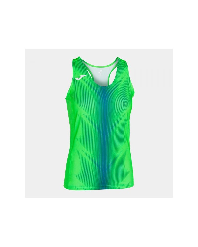 Olimpia T-shirt Fluor Green-royal Sleeveless Woman