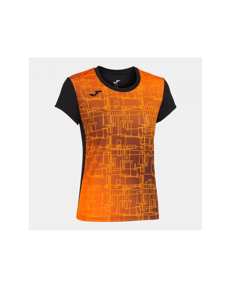Elite Viii Short Sleeve T-shirt Black Orange