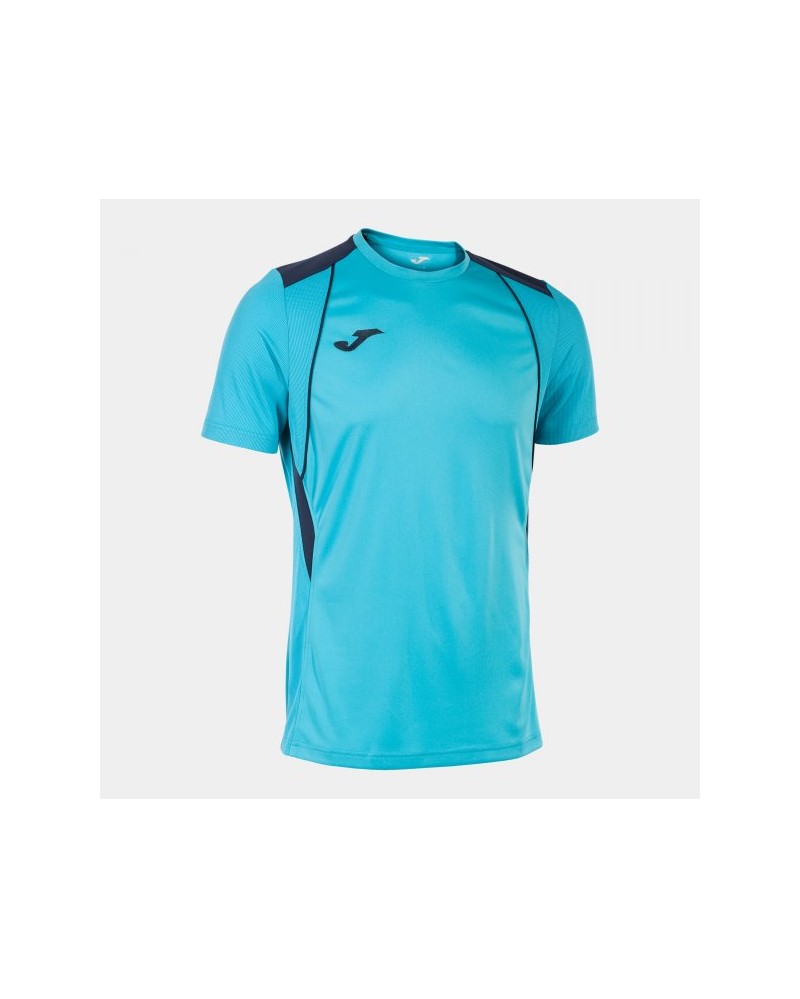 Championship Vii Short Sleeve T-shirt Fluor Turquoise-navy